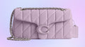 Coach Quilted Tabby Shoulder Blue Bag 26