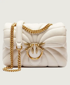 Pinko Leather shoulder bag Love Puff Mini