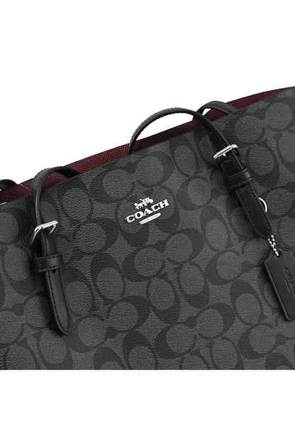 Coach Mollie Tote In Signature Canvas