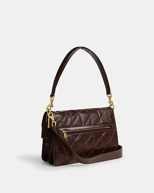 Coach Chain Tabby Shoulder Bag With Quilting