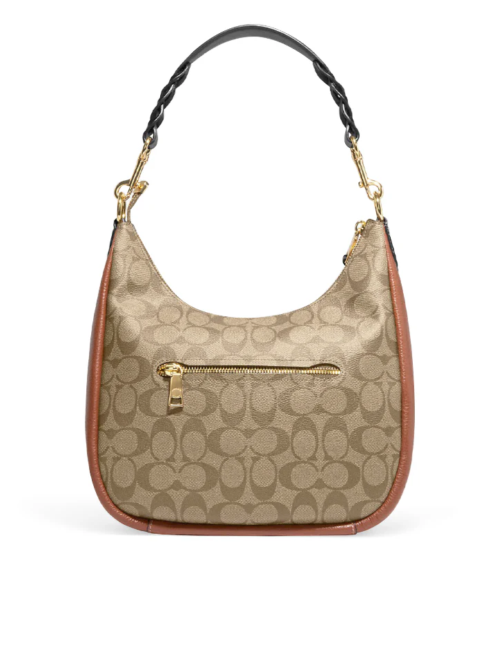 Coach Jules Hobo In Signature Canvas