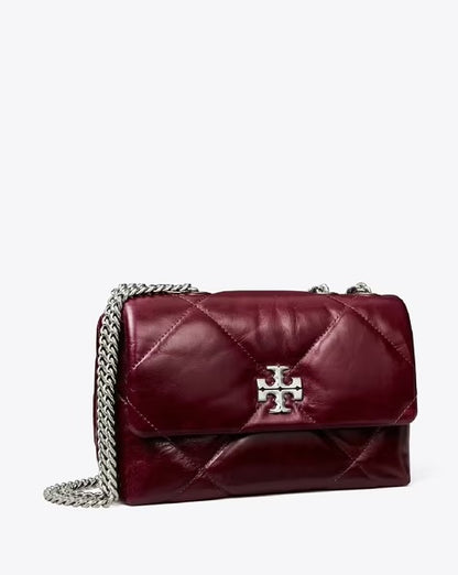 Tory Burch Small Kira Diamond Quilt Distressed SHOULDER Bag