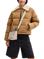 Coach City Mini Tote Bag In Signature Canvas Sand/Chalk