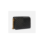 PINKO
Mini Love Click Bag in Chevron Leather