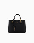 Emporio Armani Small Myea Shopper Bag With Deer Print