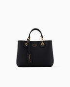 Emporio Armani Small Myea Shopper Bag With Deer Print