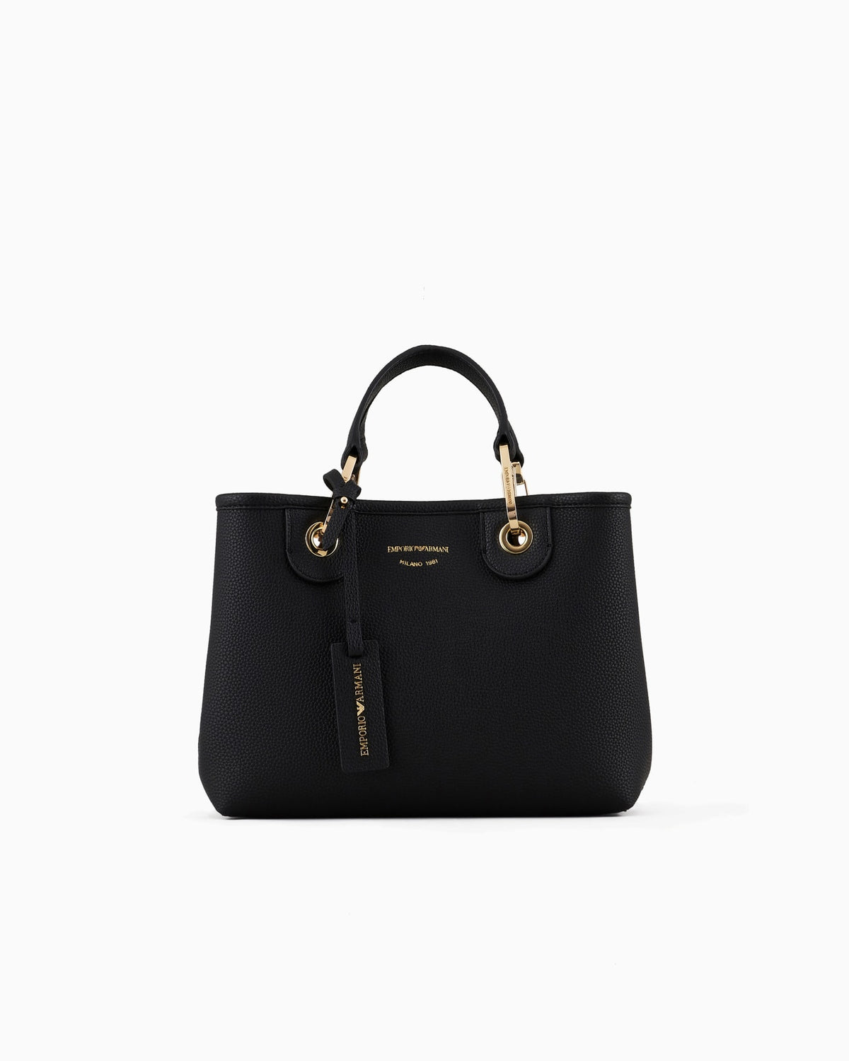 Emporio Armani Small Myea Shopper Bag With Deer Print
