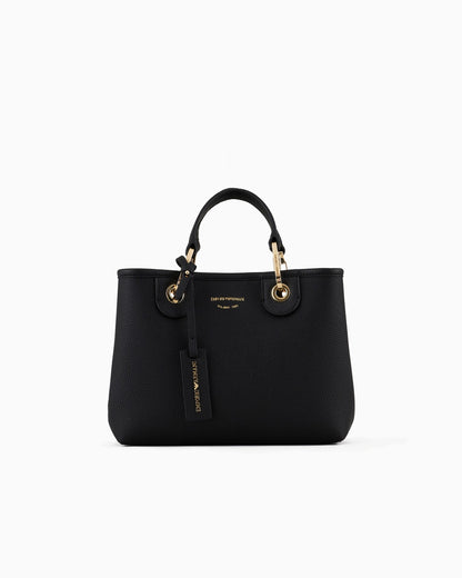 Emporio Armani Small Myea Shopper Bag With Deer Print