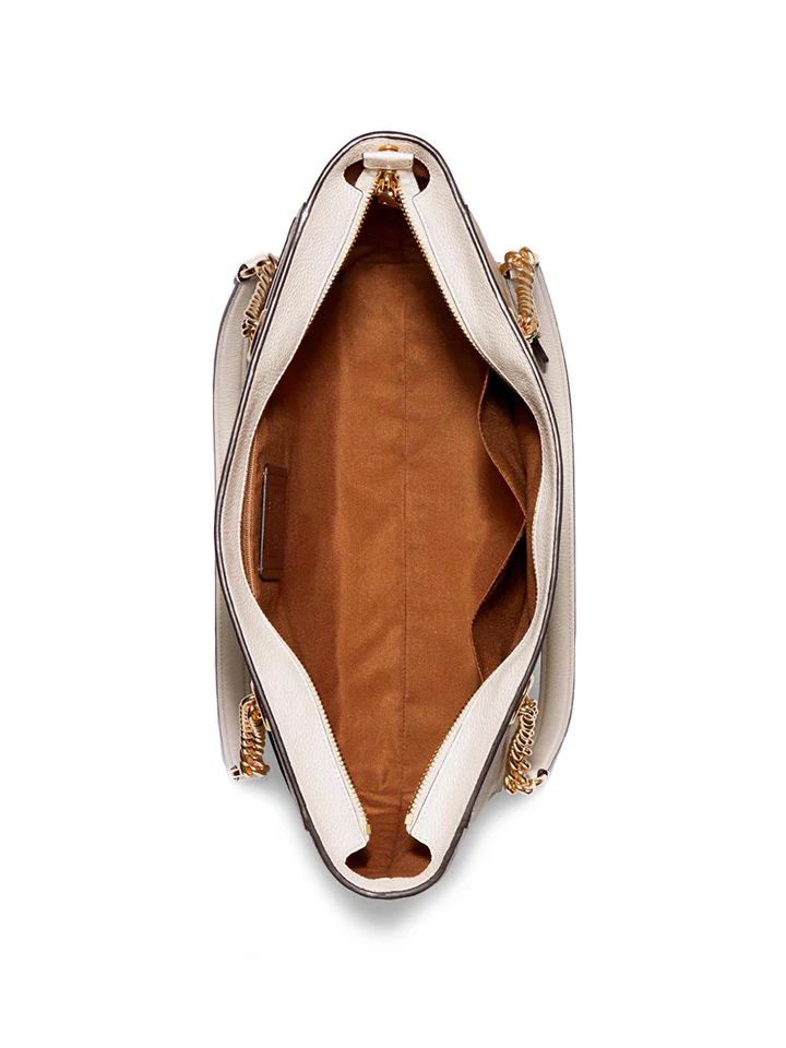 Coach Marlie Tote In Signature Canvas Light Khaki