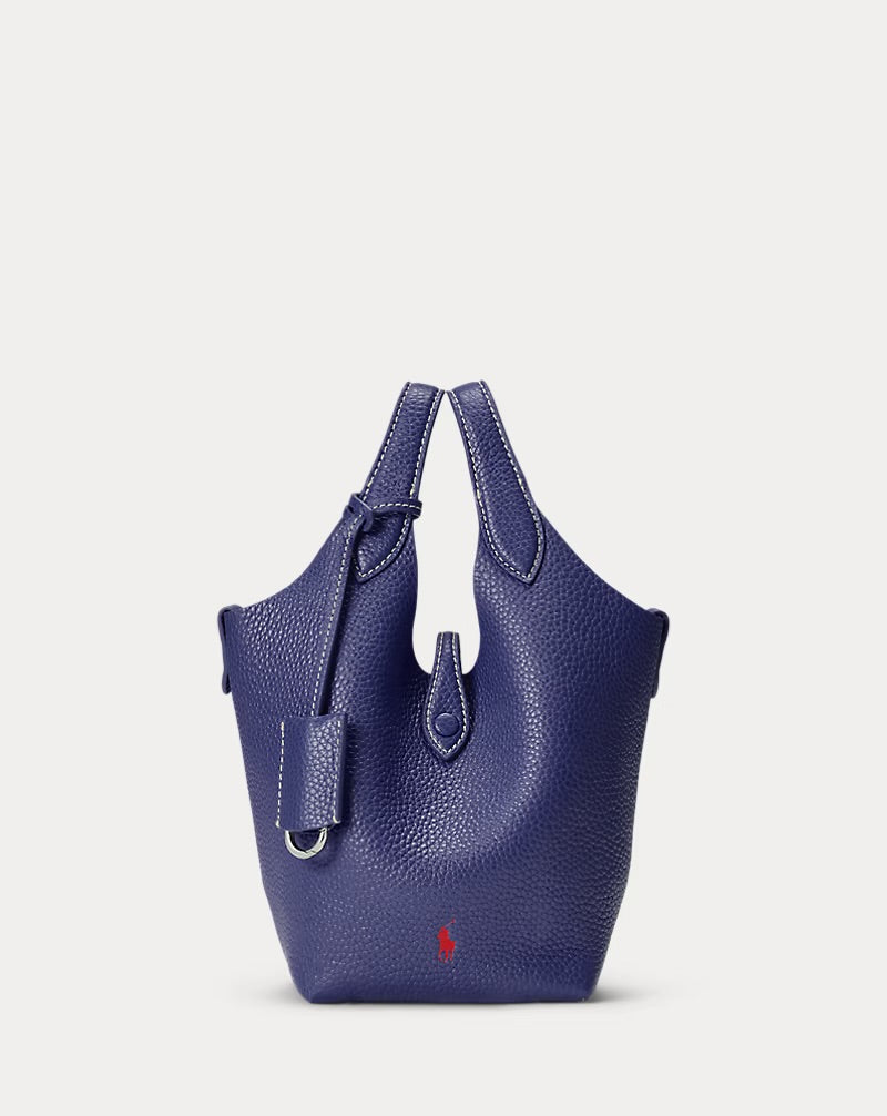 Ralph Lauren Polo Play Small Leather Tote & Crossbody