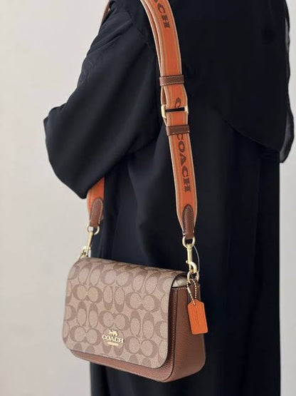 Coach Logan Messenger In Signature Canvas