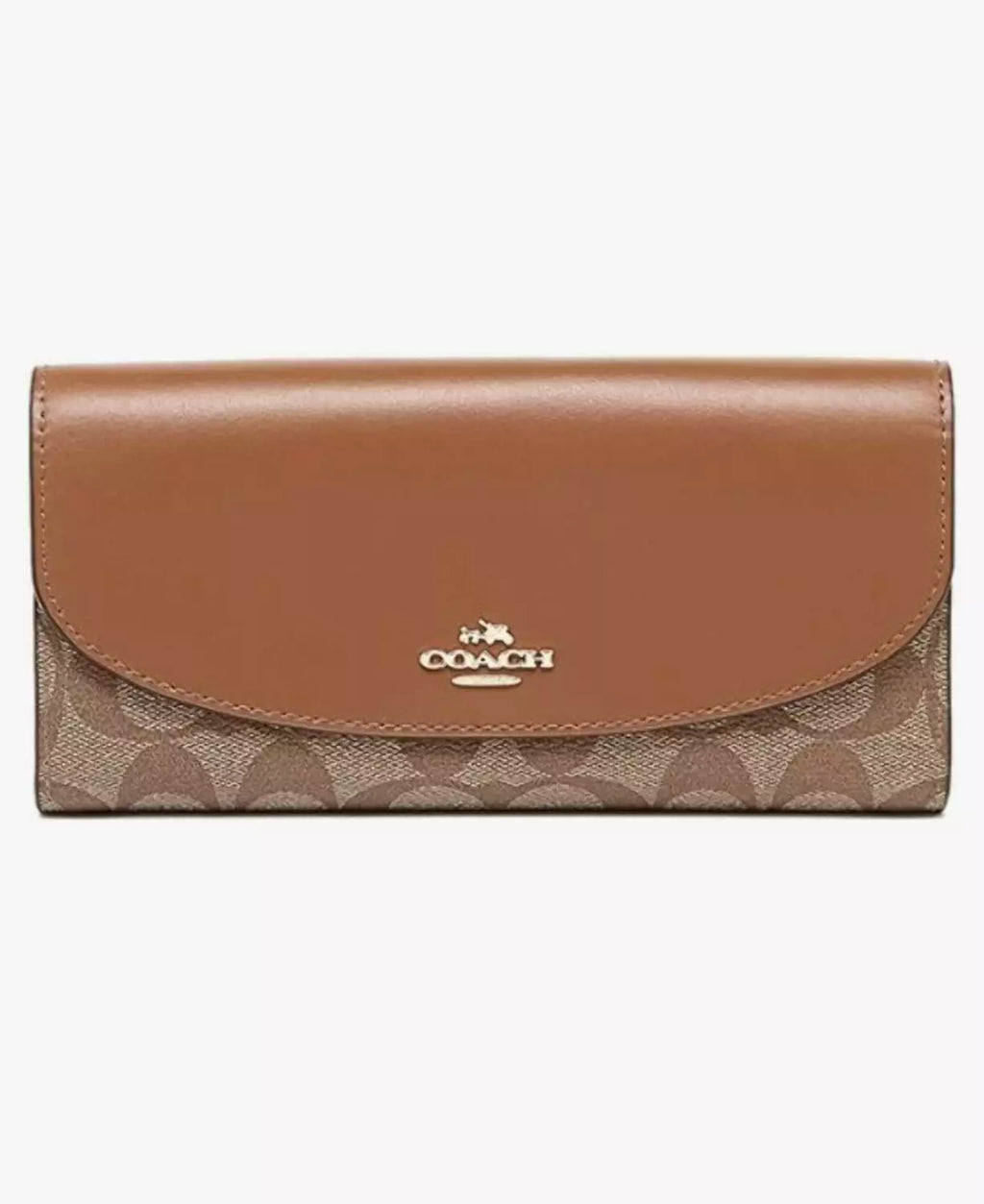 Coach Signature PVC Slim Envelope Wallet