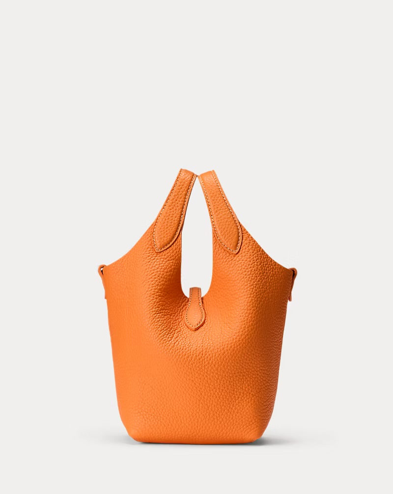 Ralph Lauren Polo Play Small Leather Tote & Crossbody