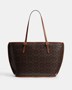 Coach Taxi Classic Signature Canvas Tote Bag