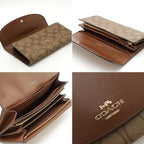 Coach Signature PVC Slim Envelope Wallet