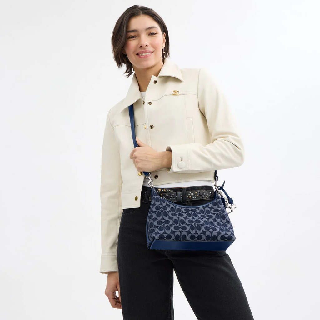 Coach Juliet Shoulder Bag 25 In Signature Denim