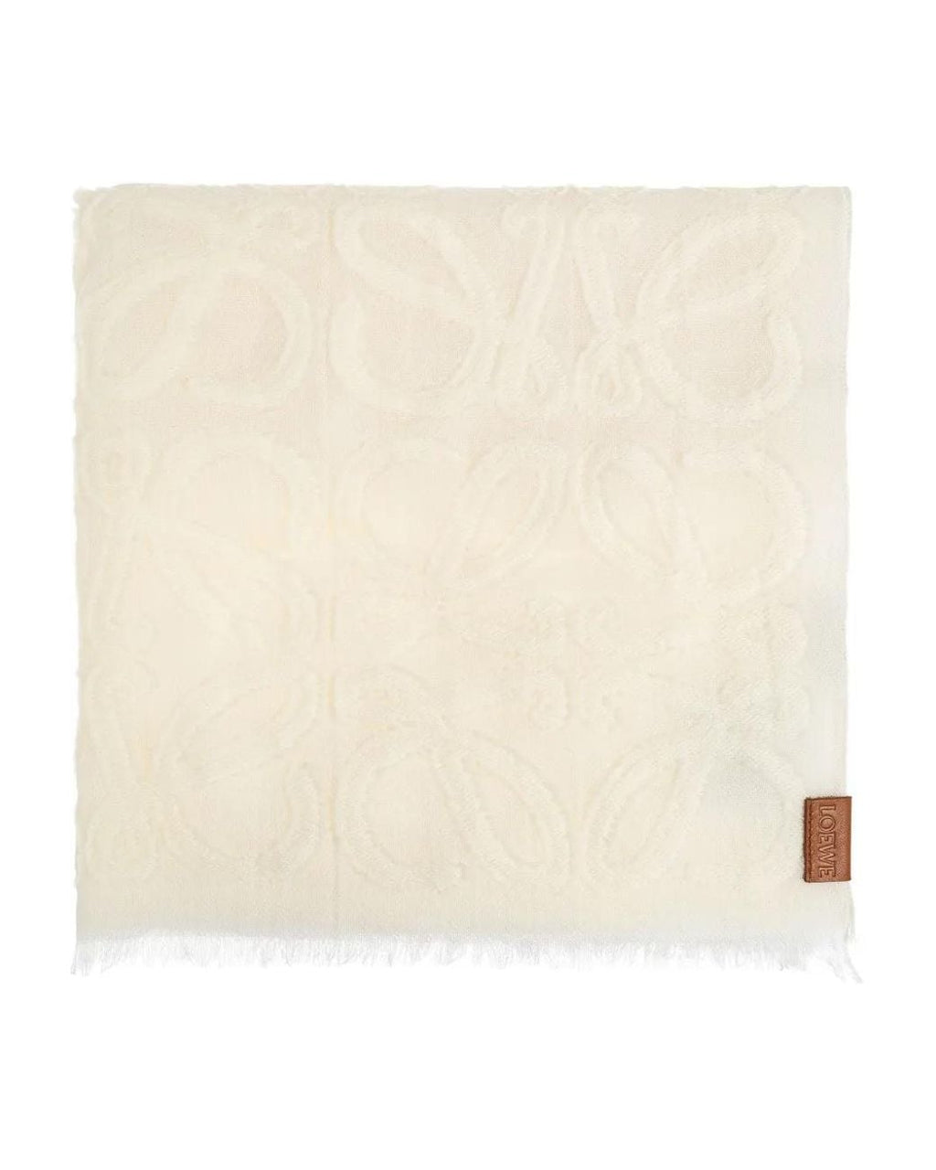 Loewe Scarf in wool, cotton and silk blend