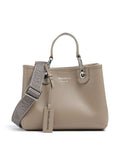 Emporio Armani Small Myea Shopper Bag With Deer Print