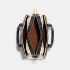 Coach Mini Darcie Carryall In Colorblock Signature Canvas