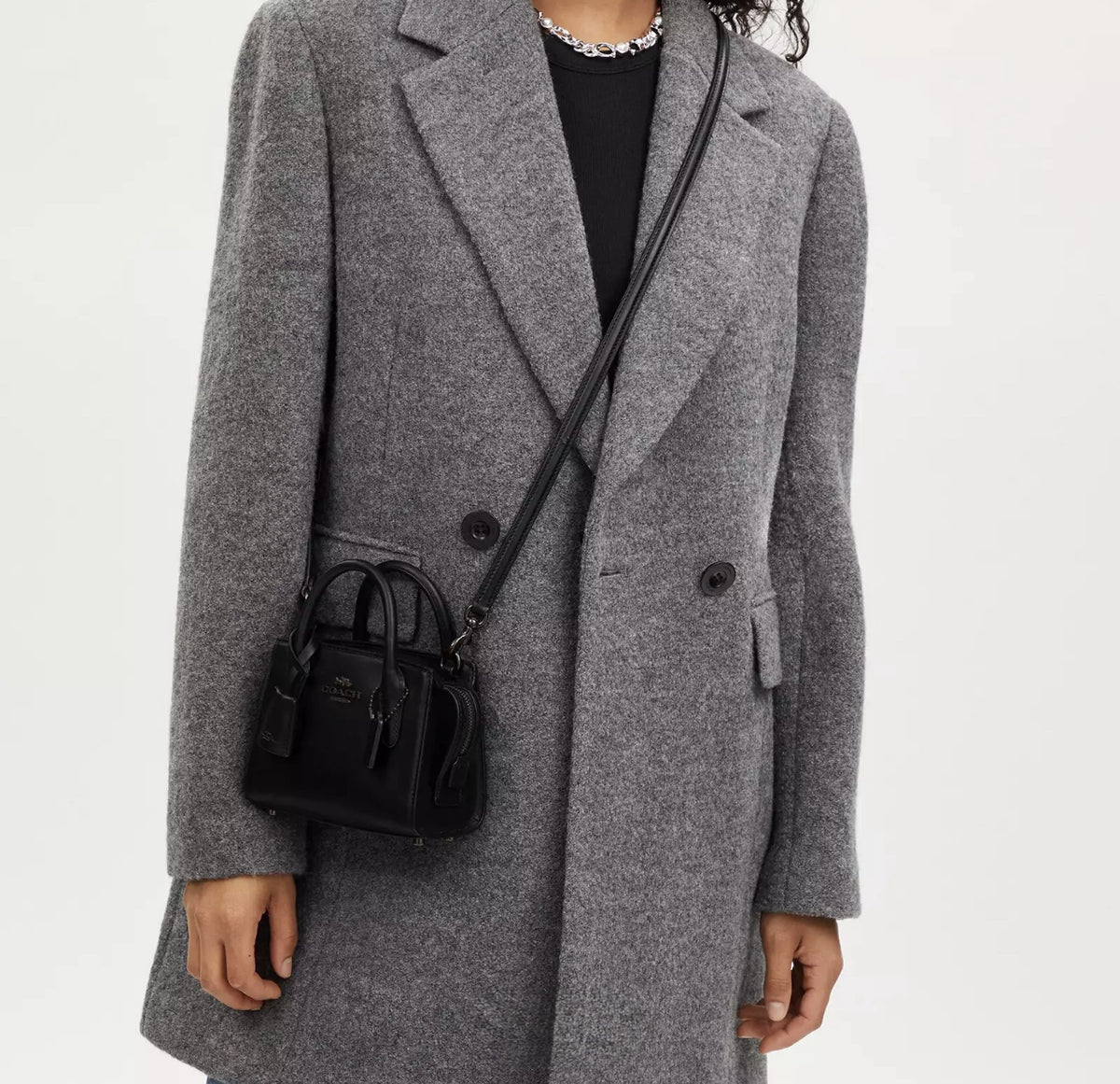 Coach Andrea Mini Carryall in Black