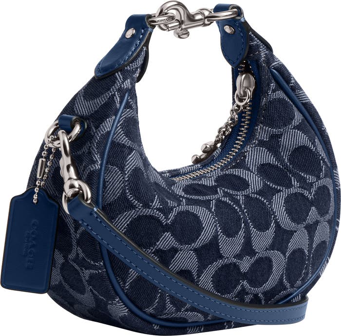 Coach Jonie Signature Washed Denim Crossbody Bag