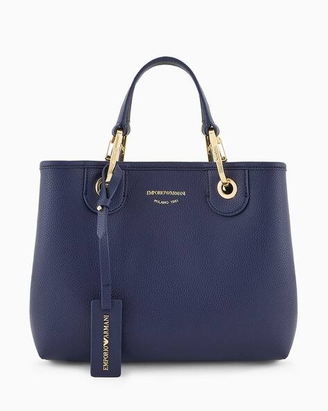 Emporio Armani Small Myea Shopper Bag With Deer Print