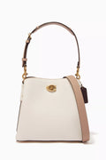 Coach Willow Bucket Bag in Colour-block Leather