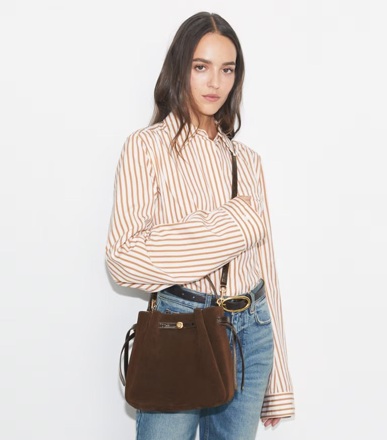 Tory Burch Romy suede bucket bag