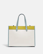 Coach Field Tote 30 In Colorblock With Coach Badge