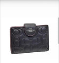 Coach Medium Corner Zip Wallet In Signature Leather