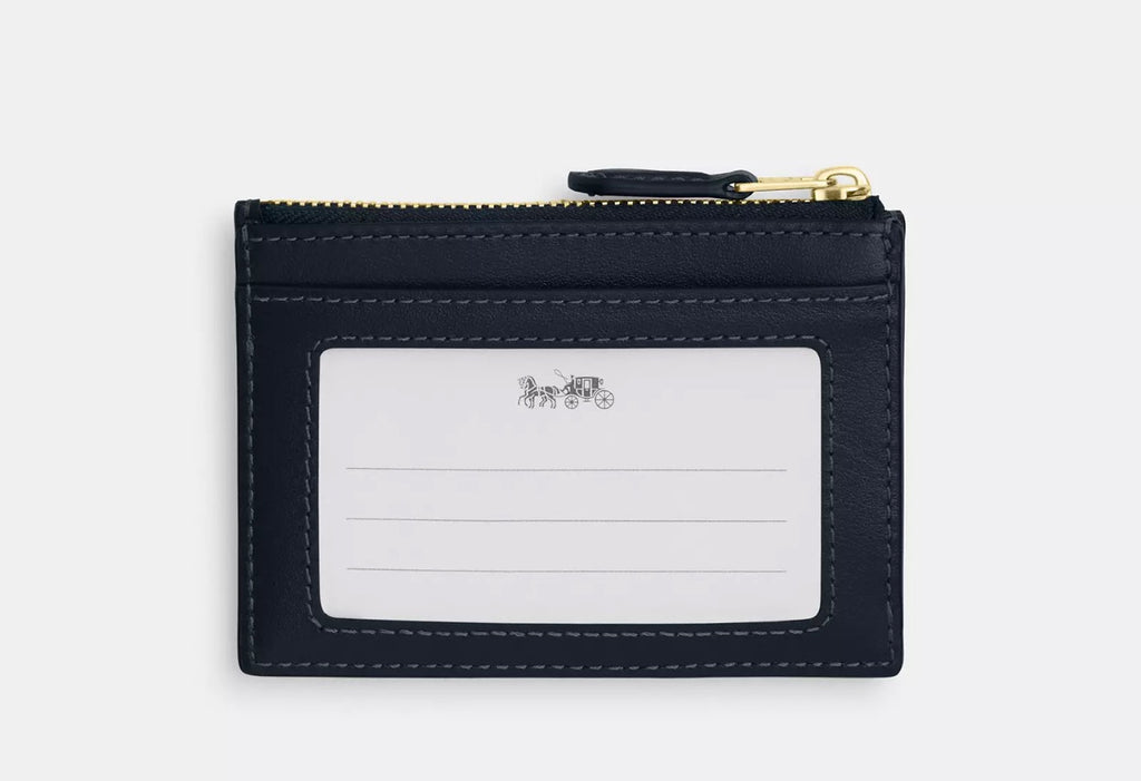 Coach Mini Skinny Id Case In Signature Jacquard