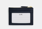 Coach Mini Skinny Id Case In Signature Jacquard