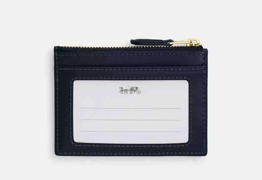 Coach Mini Skinny Id Case In Signature Jacquard