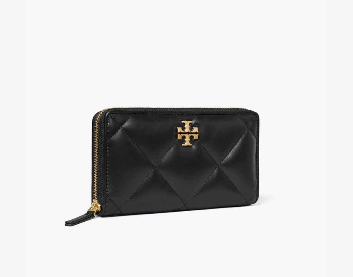 Tory Burch Kira Diamond Quilt Zip Continental Wallet