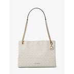 Michael Kors Christina Medium Signature Logo Messenger Bag