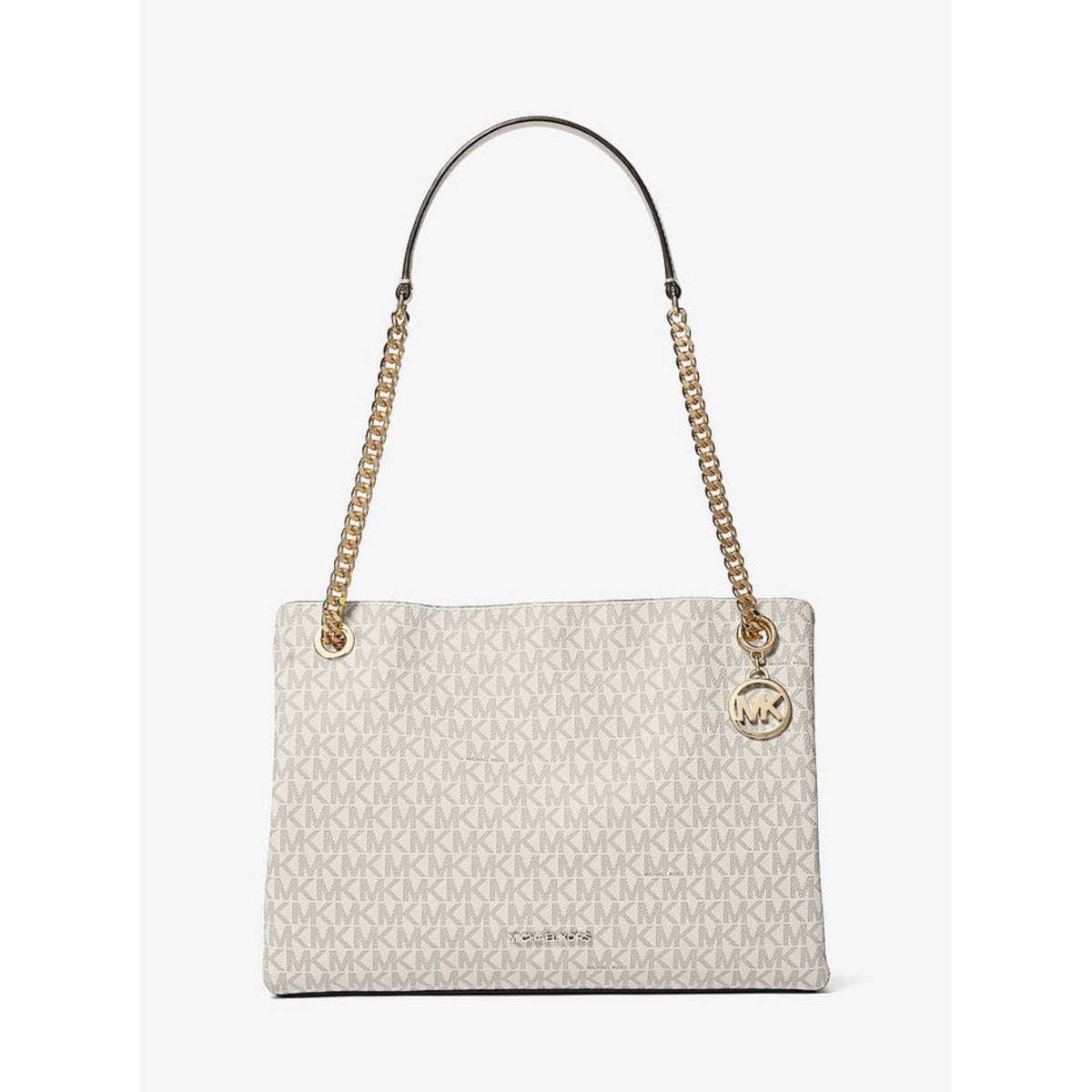 Michael Kors Christina Medium Signature Logo Messenger Bag
