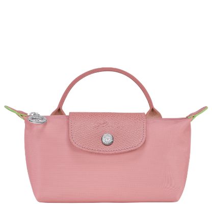 Longchamp Pouch Le Pliage Green Petal Pink Include Strap
