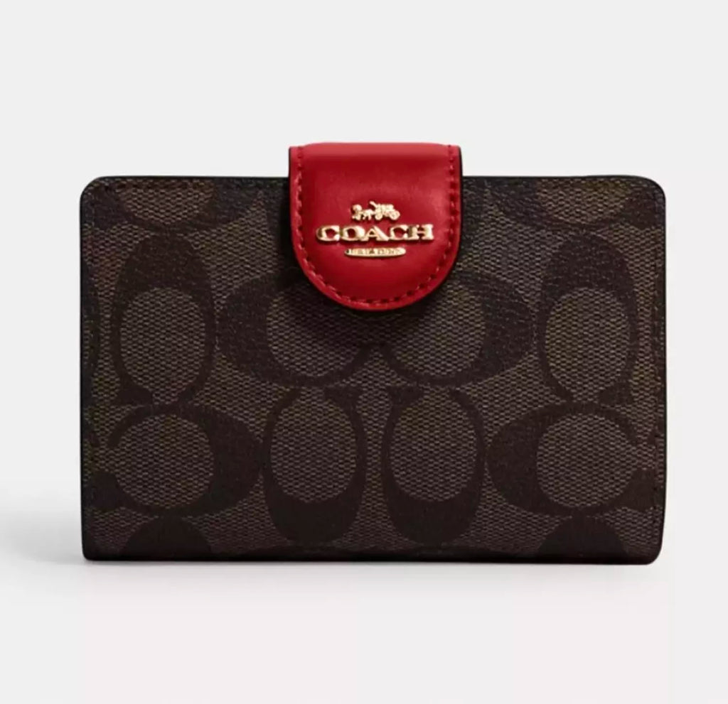 Coach Medium Corner Zip Wallet