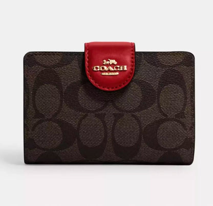 Coach Medium Corner Zip Wallet