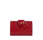 Coach Medium Corner Zip Wallet In Signature Leather