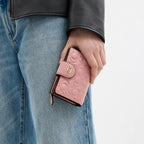 Coach Medium Corner Zip Wallet With Signature Leather