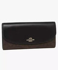Coach Signature PVC Slim Envelope Wallet