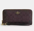Coach Long Zip Around Wallet