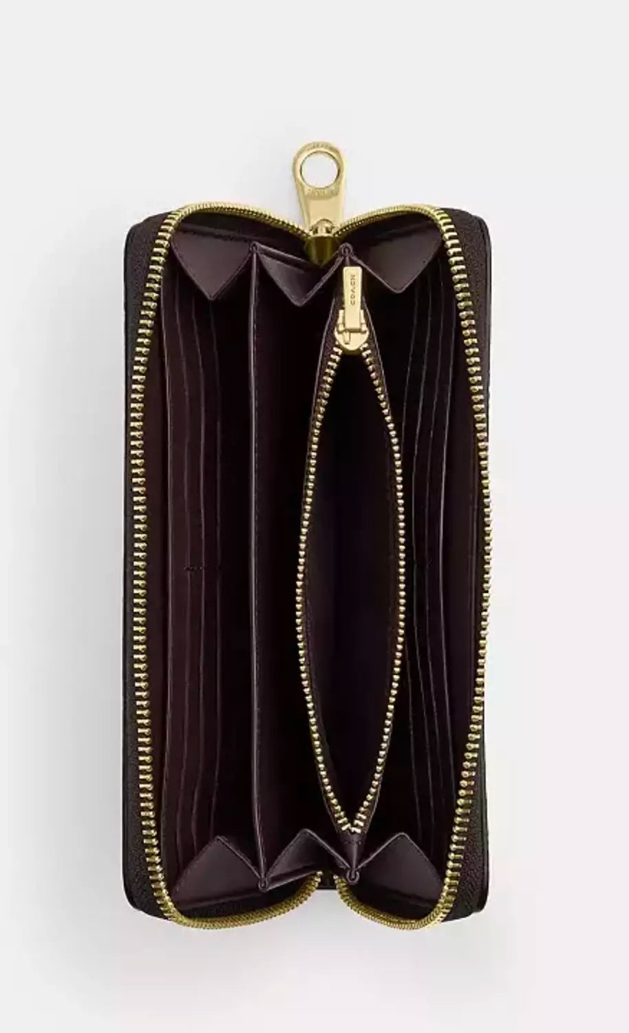 Coach Long Zip Around Wallet