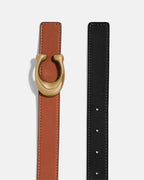 Coach Sculpted C Buckle Cut-To-Size Reversible Belt, 25 Mm