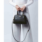 Coach Mini Lillie Crossgrain Carryal Black