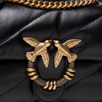 PINKO
Mini Love Puff Quilt Jewel Bag in Nappa Leather