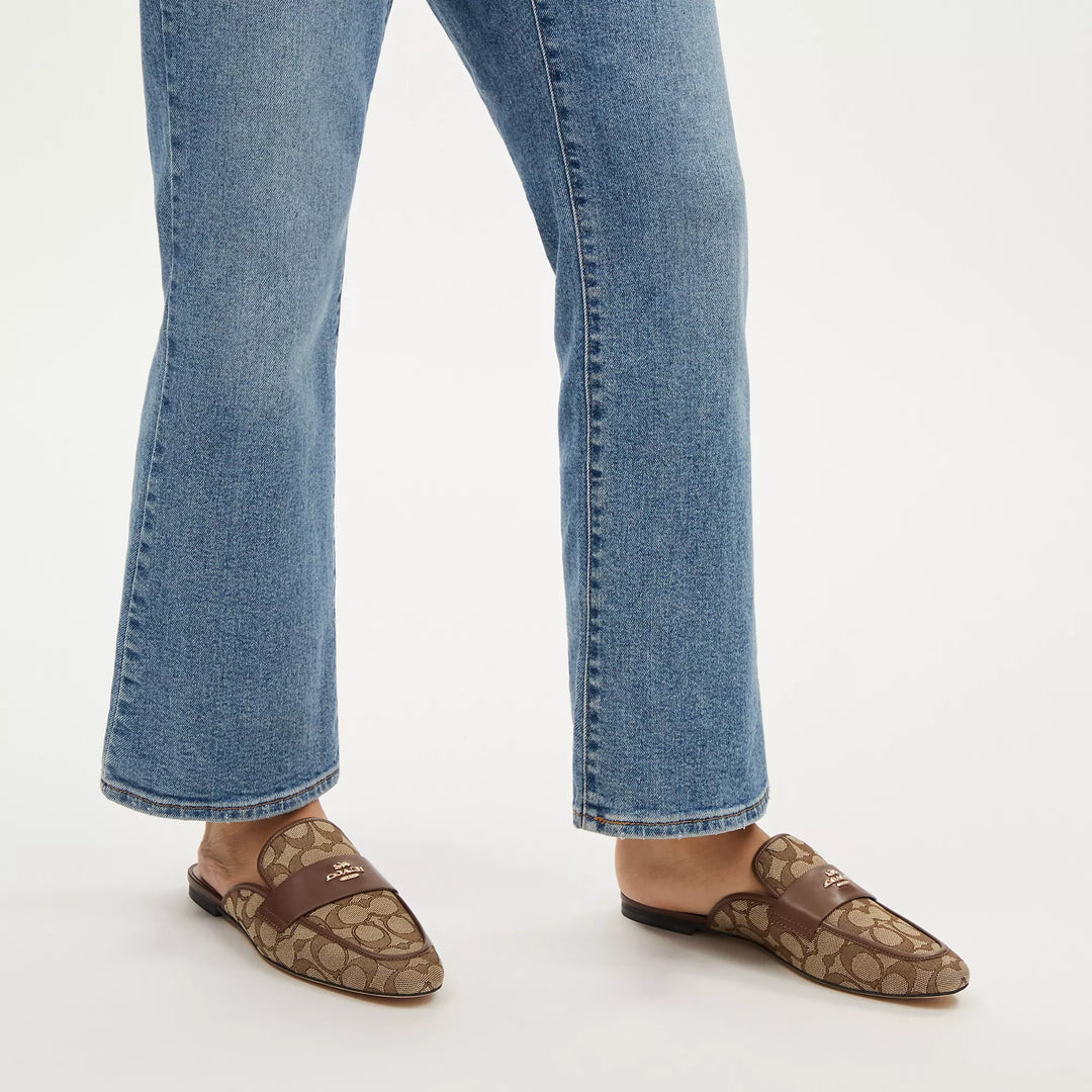 Coach Samie Slide In Signature Jacquard