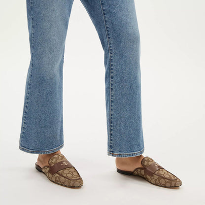 Coach Samie Slide In Signature Jacquard