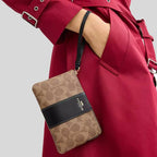 Coach Corner Zip Wristlet